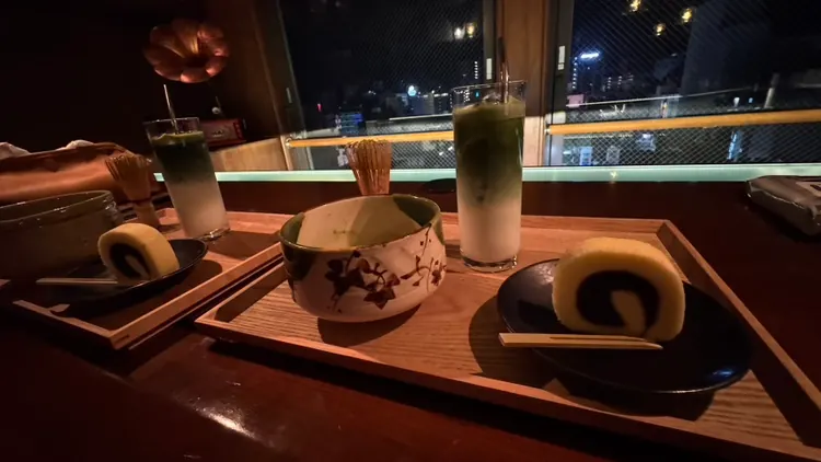 鍵ノ間の抹茶とドリンク